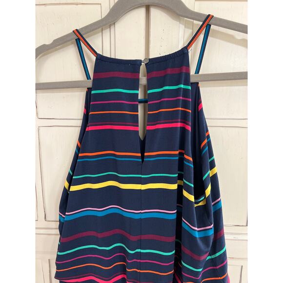 NWT Market & Spruce size small colorful striped maxi dress - Picture 3 of 5
